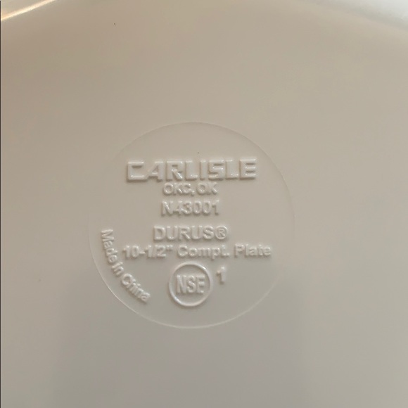 Carlisle 10.5 compartment plate. - Picture 3 of 3